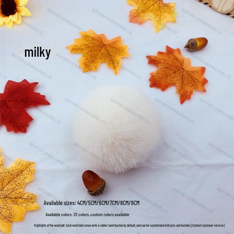 Цветной 5 см искусственный меховой шарик из кролика Рекс для украшения украшений, одежды и обуви, шляп