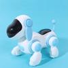 with LED Dog Walking Dancing Toy Plastic Robot Electronic Dog  Children's Christmas Gift