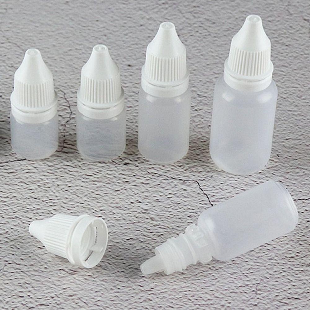 Cap Refillable Bottles Squeezable Dropper Bottles Plastic Empty Containers Eye Liquid Bottle