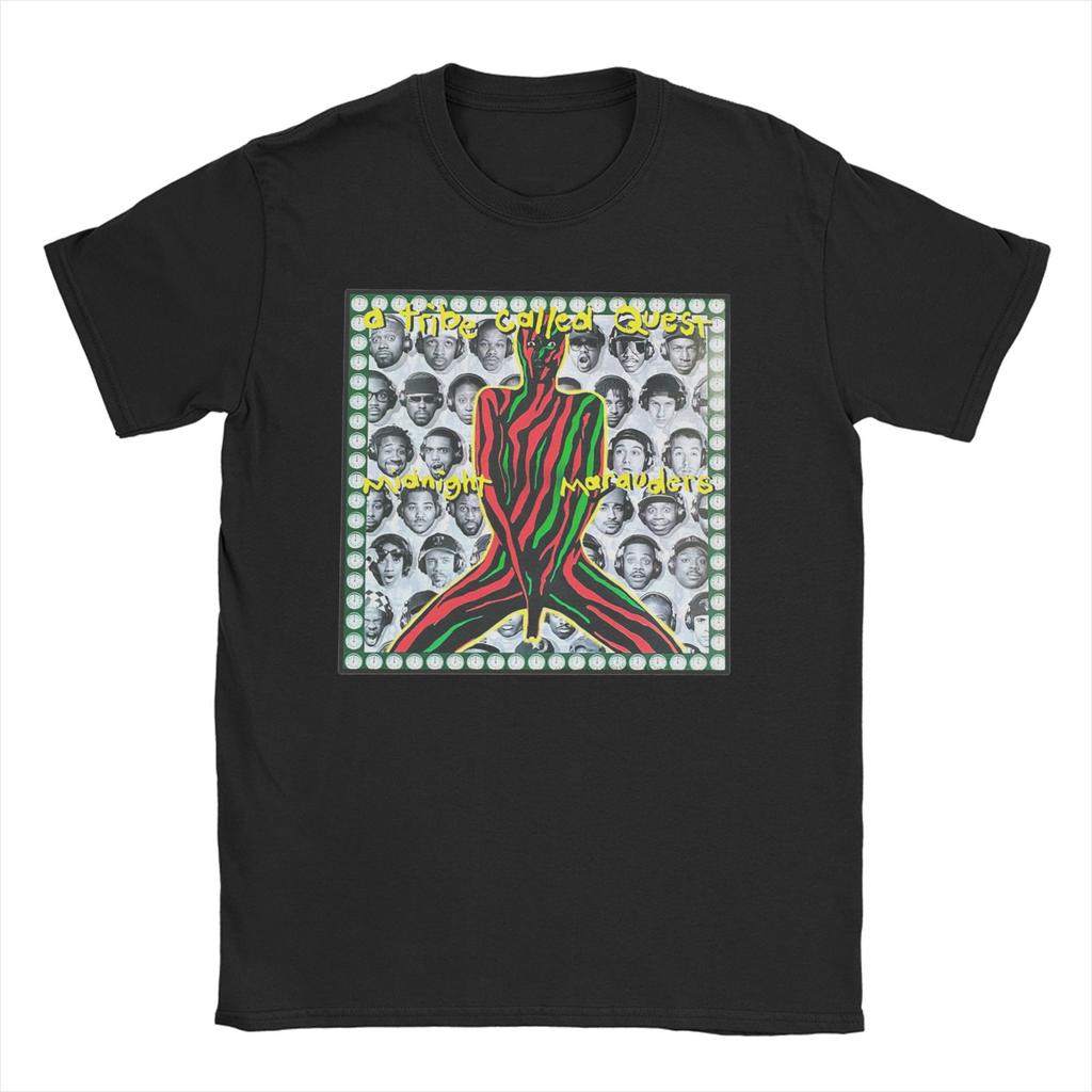 Мужские Женские Футболки De La Soul ATCQ A Tribe Called Quest Одежда из Чистого Хлопка Винтажные Футболки с Коротким Рукавом Футболки Большого Размера