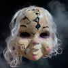 Halloween Chucky Ghost Doll Mask, 1Pcs Full Face Helmet, Scary Costume Props, Masquerade Party Cosplay Headpiece