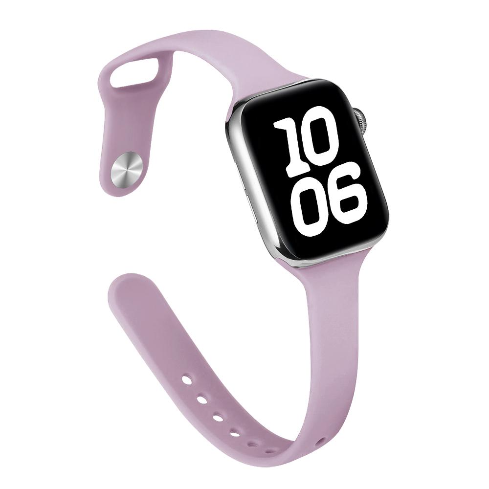 Тонкий силиконовый ремешок для Apple Watch 46 мм Band 44 мм 45 мм 38 мм 42 мм 49 мм Bracelet iWatch Correa Serie 8 7 6 5 SE 4 9 10 ultra 3 2