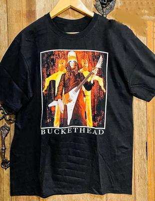 Buckethead Live in Bucketheadland Хлопковая Черная Футболка CL340