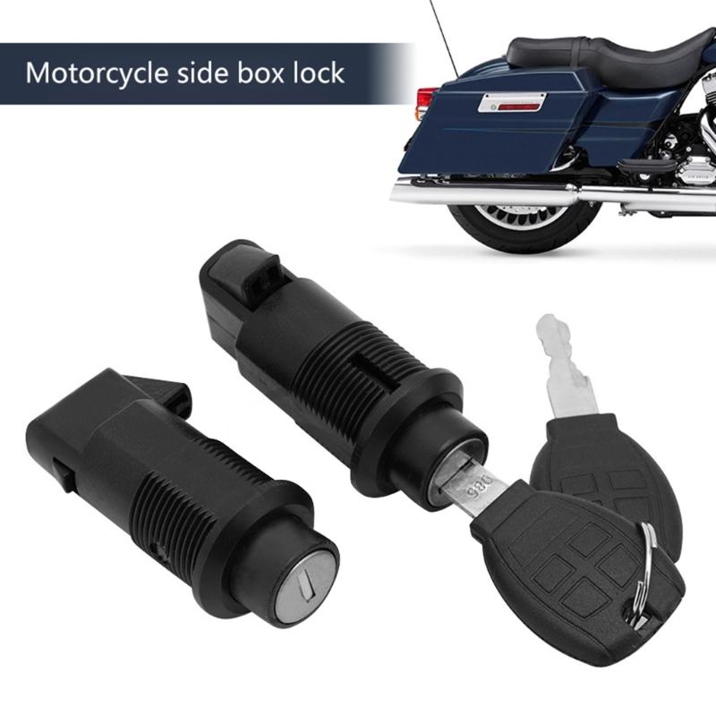 Motorcycle Hard bag Locks Set with Keys Fits for Motorbike Rear Hard bag Lock
