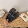 Fashion cross strap Mary Jane single shoes new soft sole flat bottom matte pig's trotters false split toe shoes ballet style