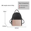 Fresh and Fashionable Design Leather Backpack Large Capacity Lychee Pattern Backpack High-end Women's Schoolbag