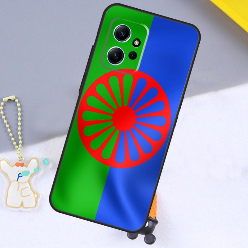 Чехол-флаг цыганский Рома для Xiaomi Redmi Note 14 13 9 10 11 12 15 Pro Plus Чехол для Redmi 15 C 14C 12C 10C 13C
