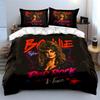 Pop Rock Music Graphic Design Bedding Duvet Cover Set Duvet Cover Pillowcases  (1*Duvet Cover 2*Pillowcases, without duvet insert)
