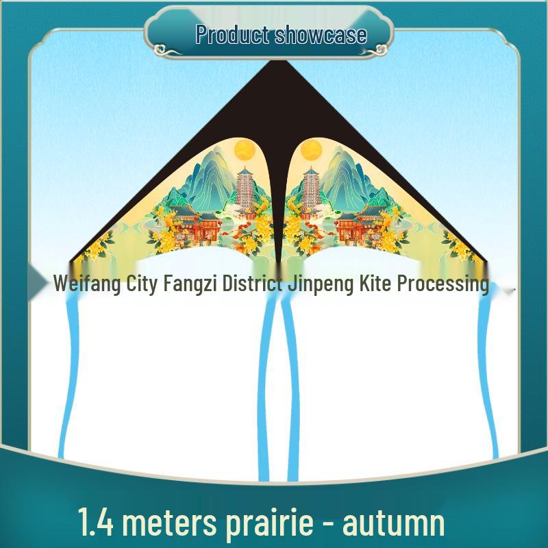 Great Plains Extra Large Rainbow Kite for Kids - Excellent Flying Cartoon Design