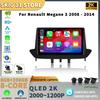 Android 13 для Renault Megane 3 2008-2014 Автомобильный экран Carplay Радио Automotivo Stereo Беспроводная навигация Мультимедиа