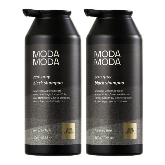 Modamoda Zero Gray Black Shampoo Double Special Set