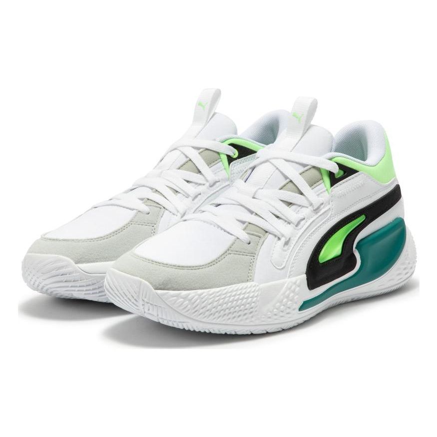Puma Мужские кроссовки Court Rider Chaos Jewel - White Fizzy Lime 378051-01