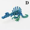 3D-печатная фигурка динозавра эхинозавра, подвижные драконы, разноцветный подарок для детей на дни рождения, креативный домашний декор