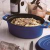 Staub Pico Cocotte Oval 23 см Royal Blue литой эмалированный горшок ручной работы можно запекать