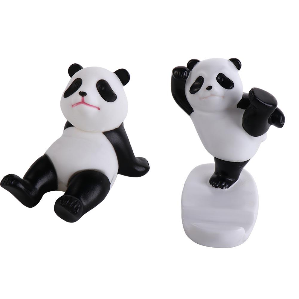 Фигурки панды, подставка для телефона, держатель, кронштейн, подставка для мобильного телефона, офисный декор