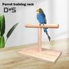 Подставка для жердочки для птиц, игровая подставка для тренировок и упражнений для попугаев, настольная деревянная жердочка для попугаев, волнистых попугаев, неразлучников