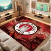 FC St. Pauli Football Print Crystal Velvet Rug, Comfortable Water Absorbent Non Slip Indoor Floor Carpet