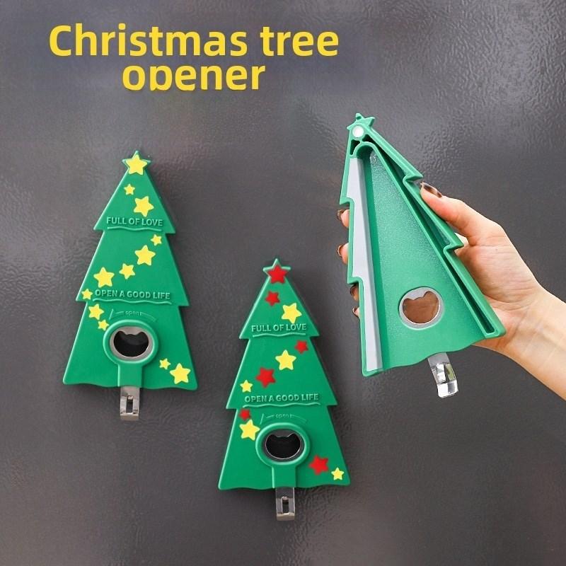 Christmas Tree Bottle Opener Magnetic Fridge