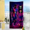 Lamine Yamal Spain's Soccer Star Action Beach Towel Quick-Dry Soft Microfiber Comfortable Lightweight