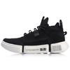 Li Ning Wu Dao Ace Comfortable Versatile Non-Slip Wear-Resistant Mid-Top Casual Shoes Men Casual Shoes Black White AGBN069-4