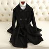 New Small Double-sided Cashmere Coat for Women's Medium and Long Wool Coat for Women