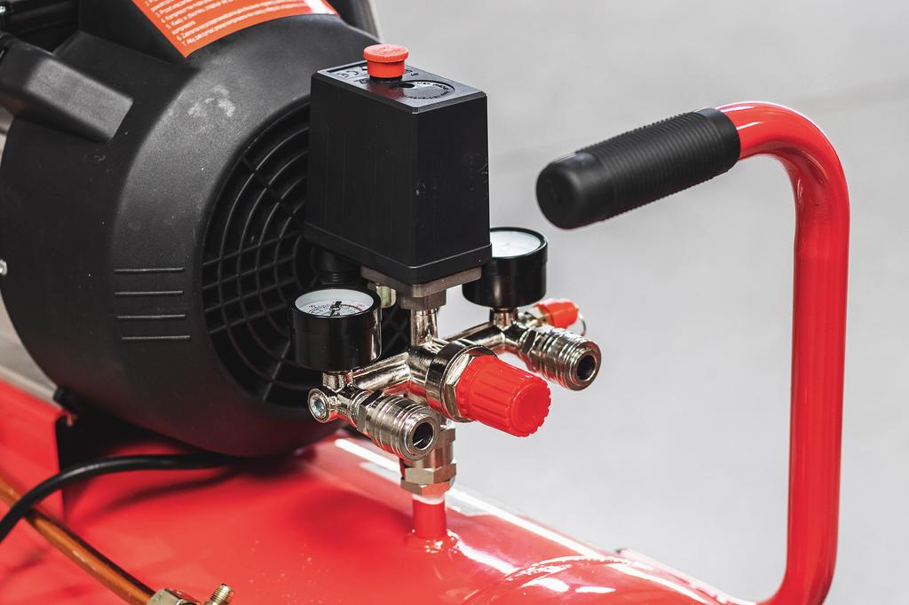 Wyłącznik Ciśnieniowy Presostat Kompresora 230V Z Reduktorem Manometry