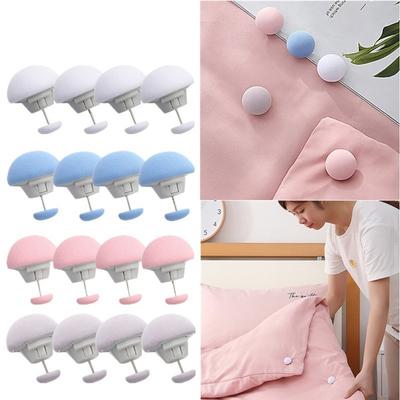 4 шт. простыни в форме гриба в форме макарон, зажимы с пряжкой, держатель для одеяла, зажим для одеяла, застежка для крышки, разблокировка одним ключом, нескользящая