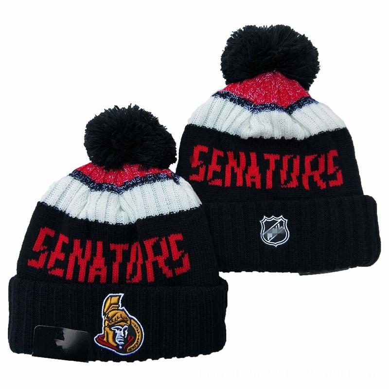 Autumn and Winter New Tide European and American Football Knit Hat Warm woolen hat Trendy men's and women's pullover hats