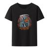 Creative DJ Pumpkin Halloween Print T Shirt Clothing Breathable Camisetas UnisexComfortable Hipster Y2k Streetwear