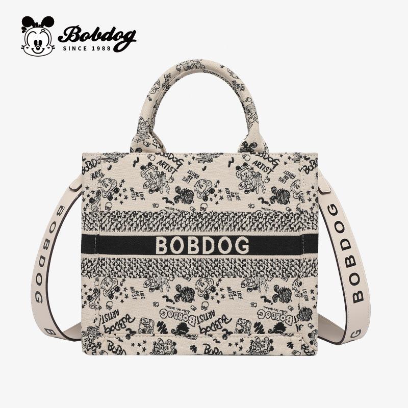 New Women's Bag Three-dimensional Rust Fashion Versatile Handbag Canvas Letter Shopping Tote Bag