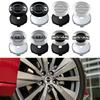 For ArR456/60MM Car Wheel Center Hub Caps Covers Badge Tire Rim Stickers For Nissan Qashqai Nismo J11 Juke Micra Leaf Sentra Tiida
