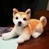 Милая мягкая игрушка Акита-ину Kawaii Shiba Inu, плюшевая игрушка-животное, имитация трубы, кукла для собак, детский комфортный сон, кукла, подарок на день рождения для девочки