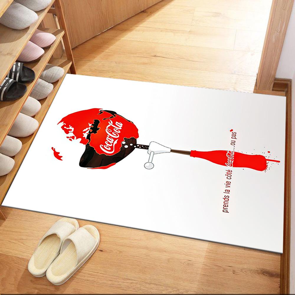 Квадратные коврики Coca-cola Classic с крышками — отличный выбор для гостиных, спален, домашнего декора и в качестве подарков.