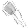 Square Fryer Skimmer Cooking Oil Strainer Fry Ladle Fine Mesh Utensil for Fried