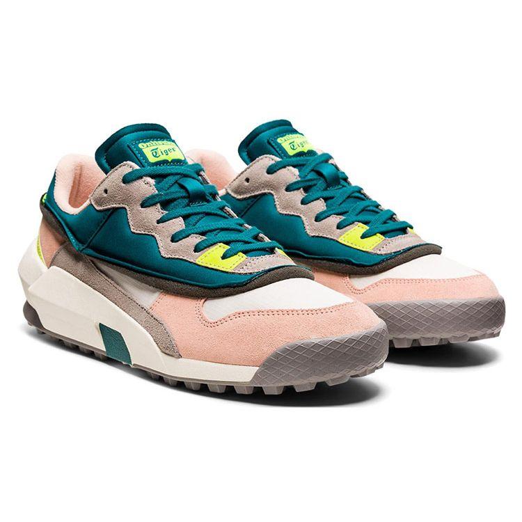 ONITSUKA TIGER Admix Runner Деконструированные Трендовые Универсальные Спортивные Кроссовки Унисекс Розовый Серый 1183B357-300