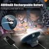 2 IN 1 Portable Fan Light USB Rechargeable Waterproof Tent Fan with Hanging Hook Outdoor Camping Emergency Power Bank Lantern