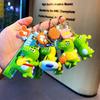 Adorable Cartoon Dinosaur Keychain Silicone Key Ring Cute Bag Charm Gift