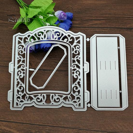 3d Card Frame Greeting Door Photo Album Embossing Cutting Die Scrapbook Stencil