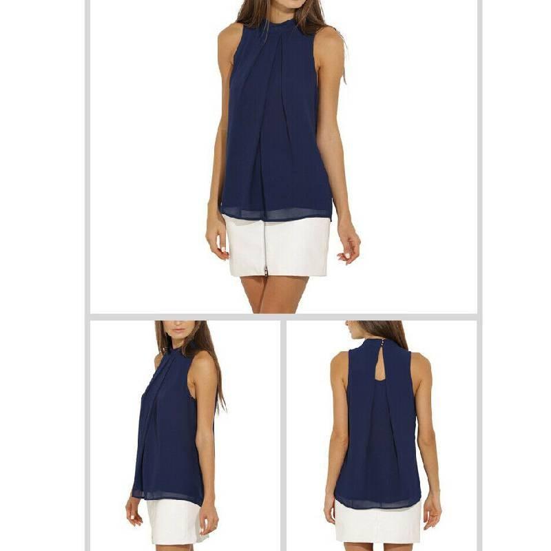 Elegant Summer Chiffon Blouse For Women In 15 Gorgeous Colors And 6 Sizes