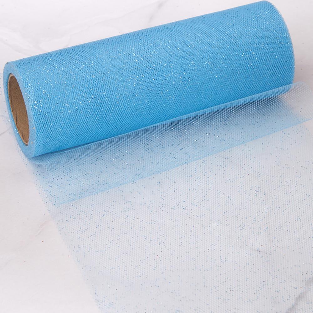 Блестящая марля с пайетками Сетчатая ткань DIY Ткань-сетка с пайетками Новые рулоны тюля Детский душ