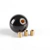 No.8 Billiard Ball Round Universal Custom Gear Shifter Shift Knob W/ 3 Adapters