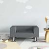 VidaXL Children's Sofa Dark Grey 50x40x26.5 Cm Velvet 3196338