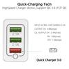 Быстрое 3 USB Зарядное устройство Quick Charge 3.0 Быстрое USB Настенное зарядное устройство Портативное Мобильное зарядное устройство Адаптер QC 3.0 для Xiaomi iPhone X Вилка ЕС США