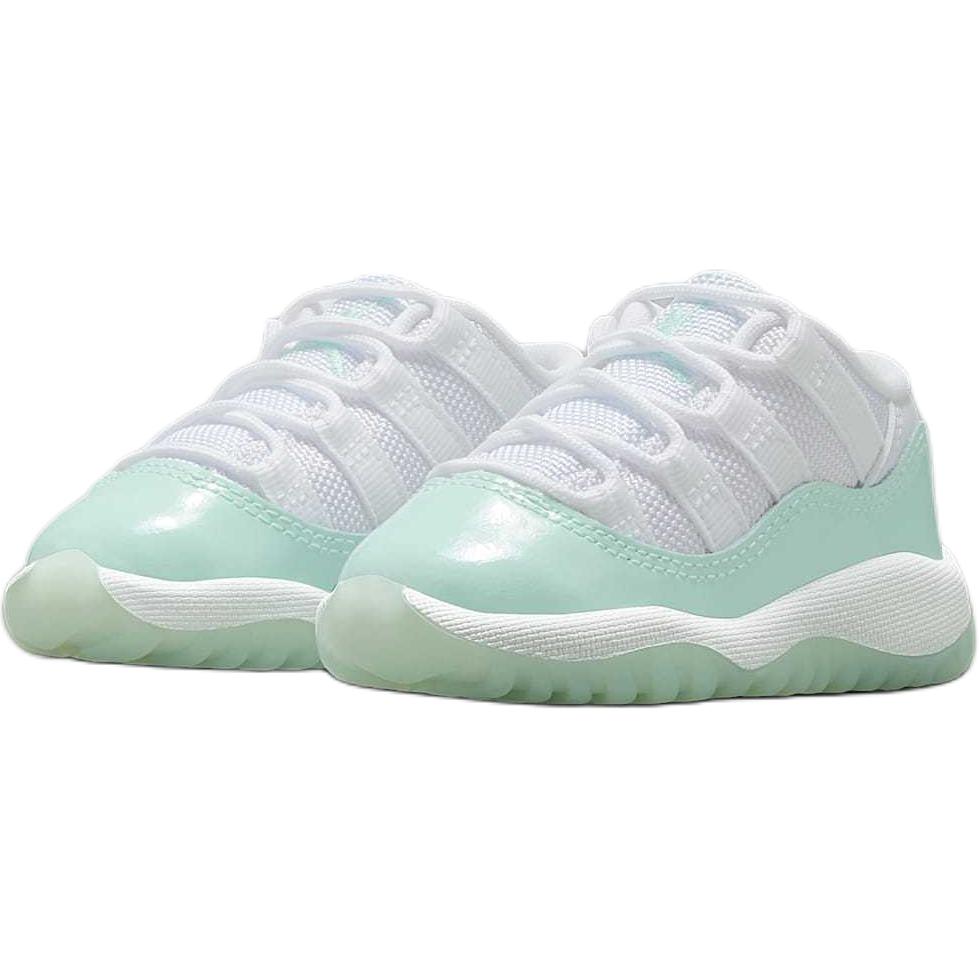 Детские кроссовки Air Jordan 11 Retro Low TD Igloo Зеленый Белый 645107-103