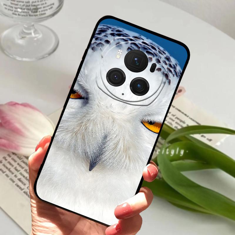Чехол для Honor Magic 6 Pro животное Силиконовые Мягкие ТПУ Задние крышки Для Honor Magic6 Pro Magic 6 Pro Чехол Защитный Мультяшный Funda