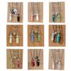 2Pcs Versatile Fine Crafts Simple Adjustable Magnet Attracting Hexagonal Stone Charm Necklaces Lover