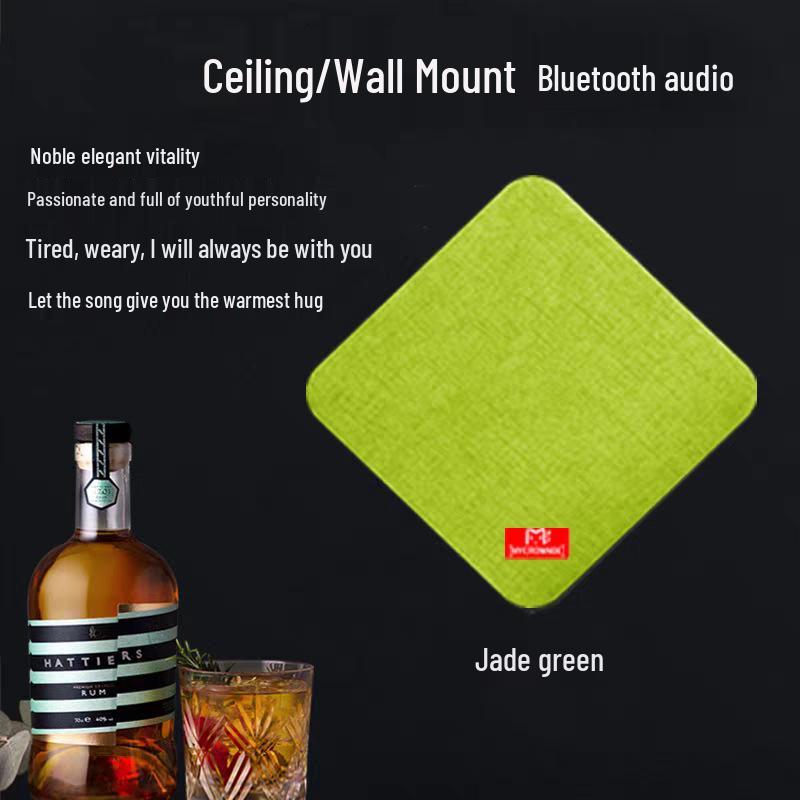 Commercial Wall/Ceiling Mounted Wireless Bluetooth Speaker for Classrooms, Restaurants, Gyms, and Conference Rooms