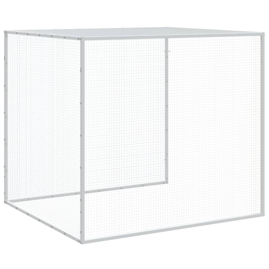 Chicken Coop with Roof Anthracite 1003 x 98 x 90 cm Galvanized Steel
