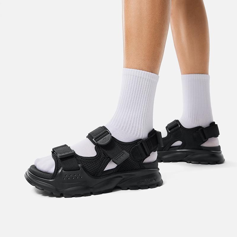 Li Ning SOFT COCA Пляжные сандалии Мужские Черные AGUU001-4