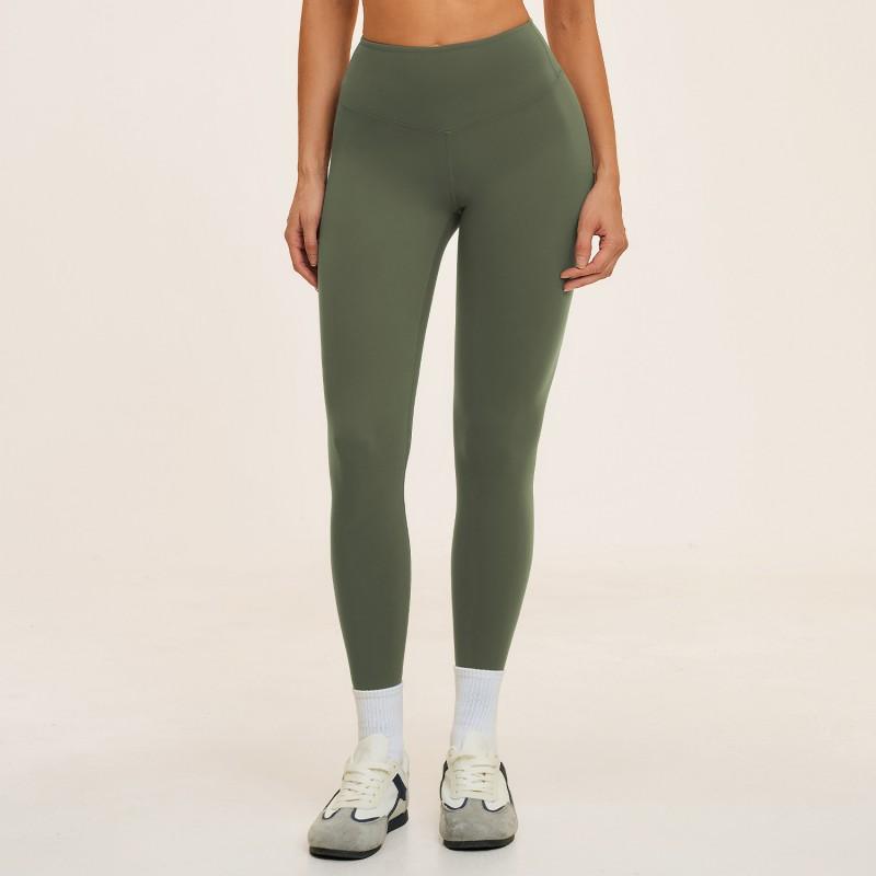 High-Waisted Yoga Pants Women With Butt-Lifting Effect Ultra-Soft Brushed Fabric High Elasticity Breathable Compression Fit